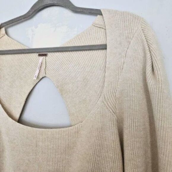 NWT Free People Saffron Open Back Sweater | XL - Picture 4 of 5